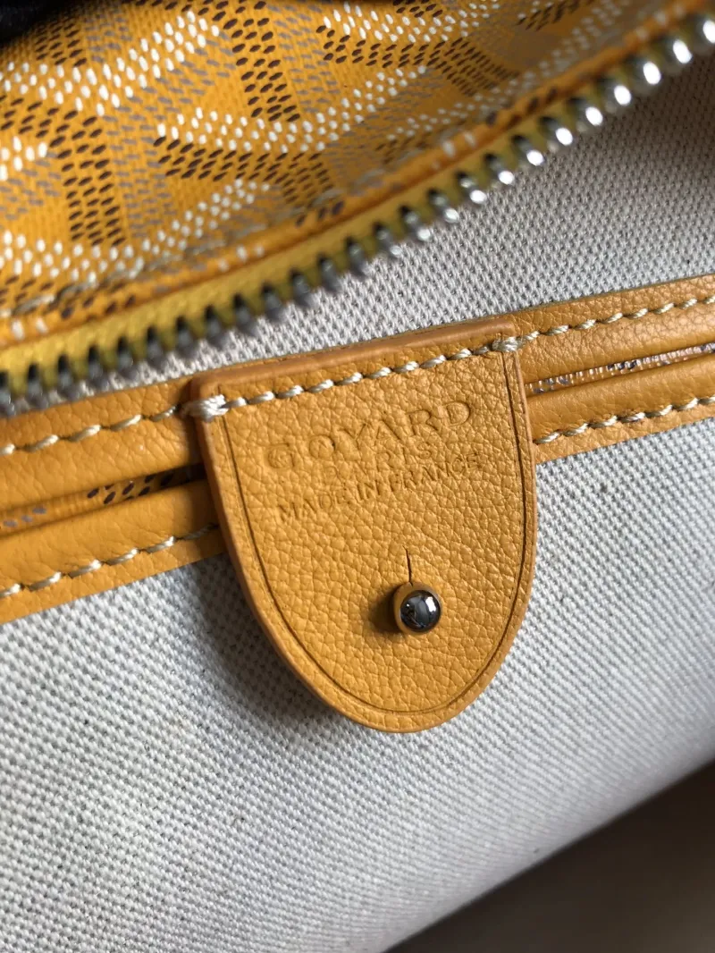 Goyard Yellow Shopping Tote Bag - Image 8