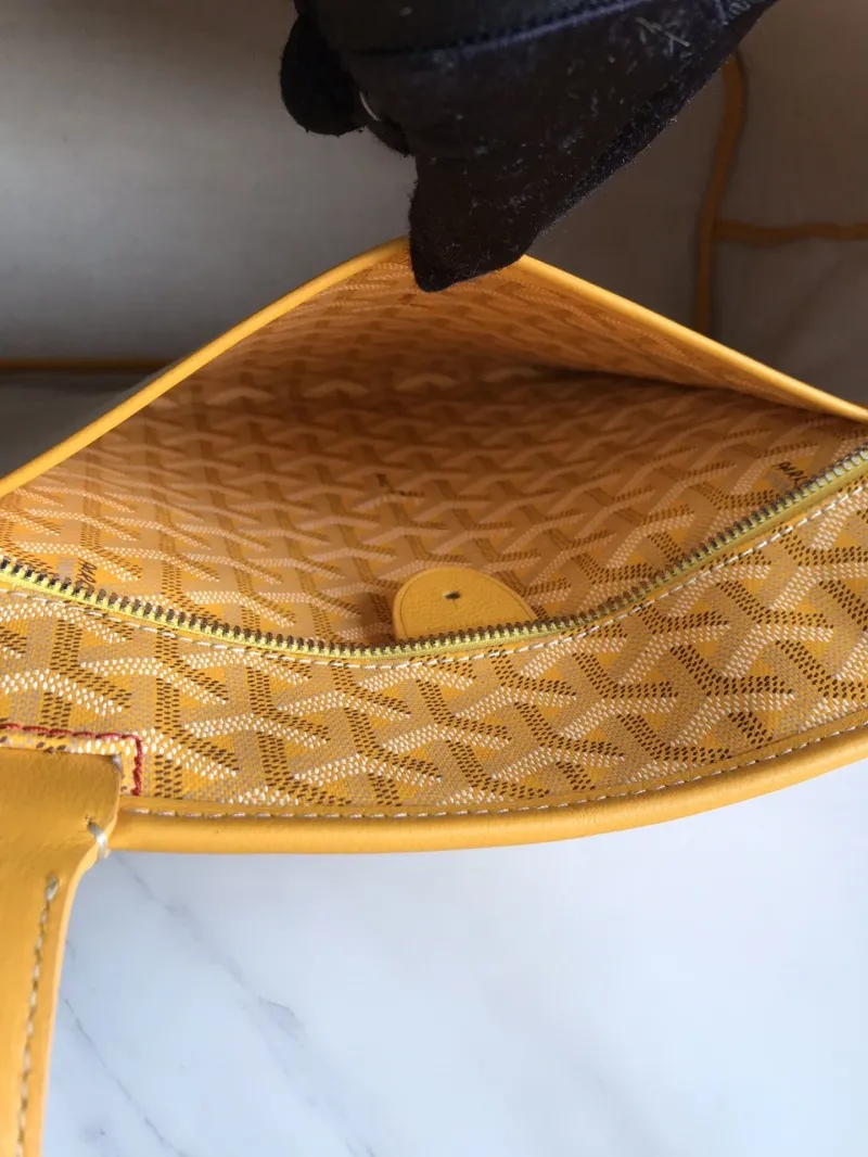 Goyard Yellow Shopping Tote Bag - Image 9