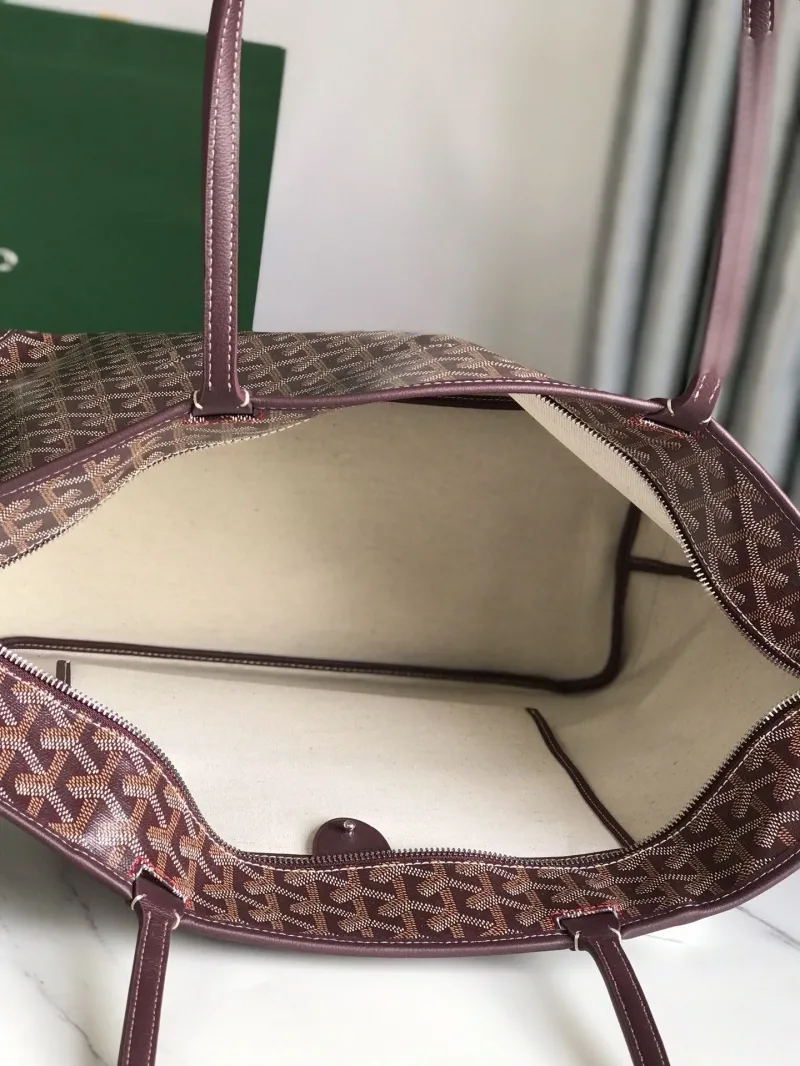 Goyard Brown Tote Bag 251 - Image 7
