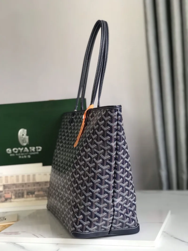 Alternative view of Goyard Navy Tote Bag 254