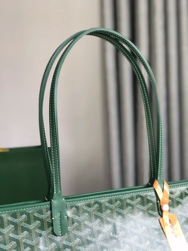 Goyard Green 255 Tote Bag - Image 4