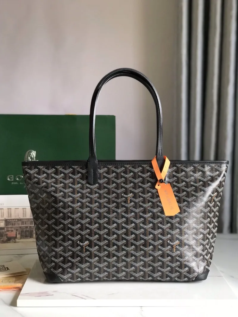 Goyard Black Shopping Tote Bag 256