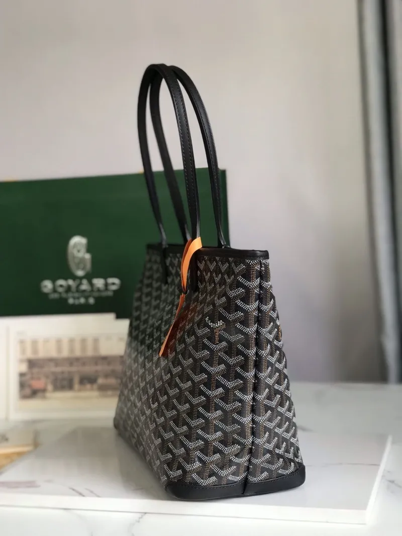 Alternative view of Goyard Black Shopping Tote Bag 256