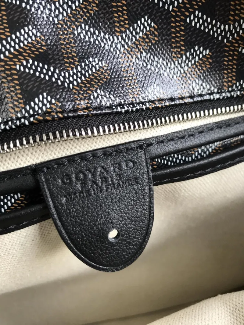 Goyard Black Shopping Tote Bag 256 - Image 8
