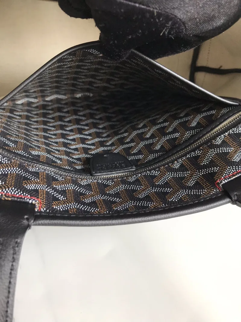 Goyard Black Shopping Tote Bag 256 - Image 9