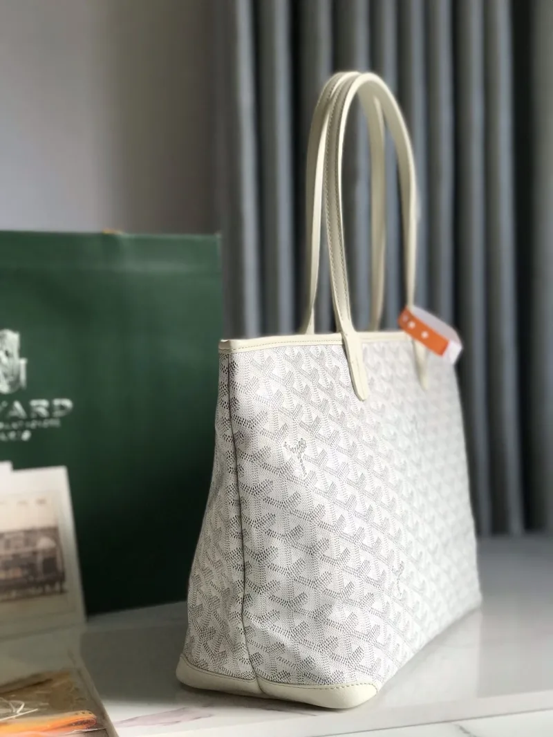 Alternative view of Goyard White Shopping Tote Bag 261