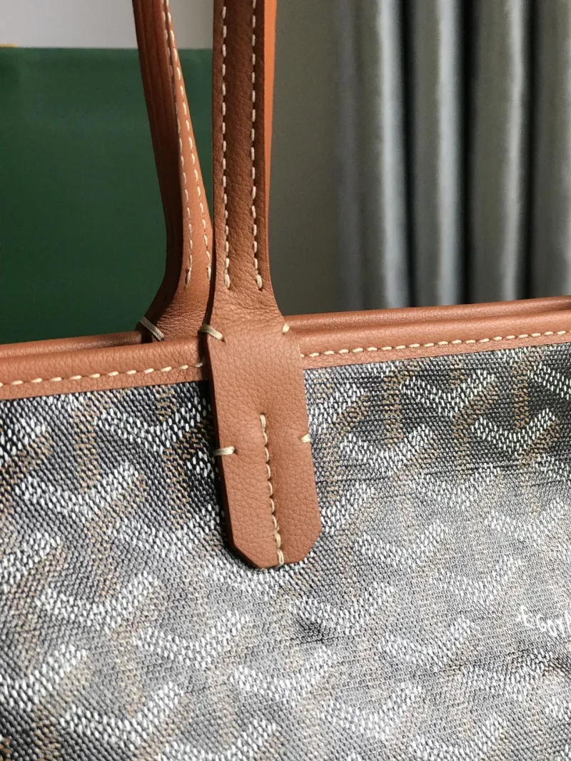 Goyard Black Tan Tote Bag 262 - Image 5