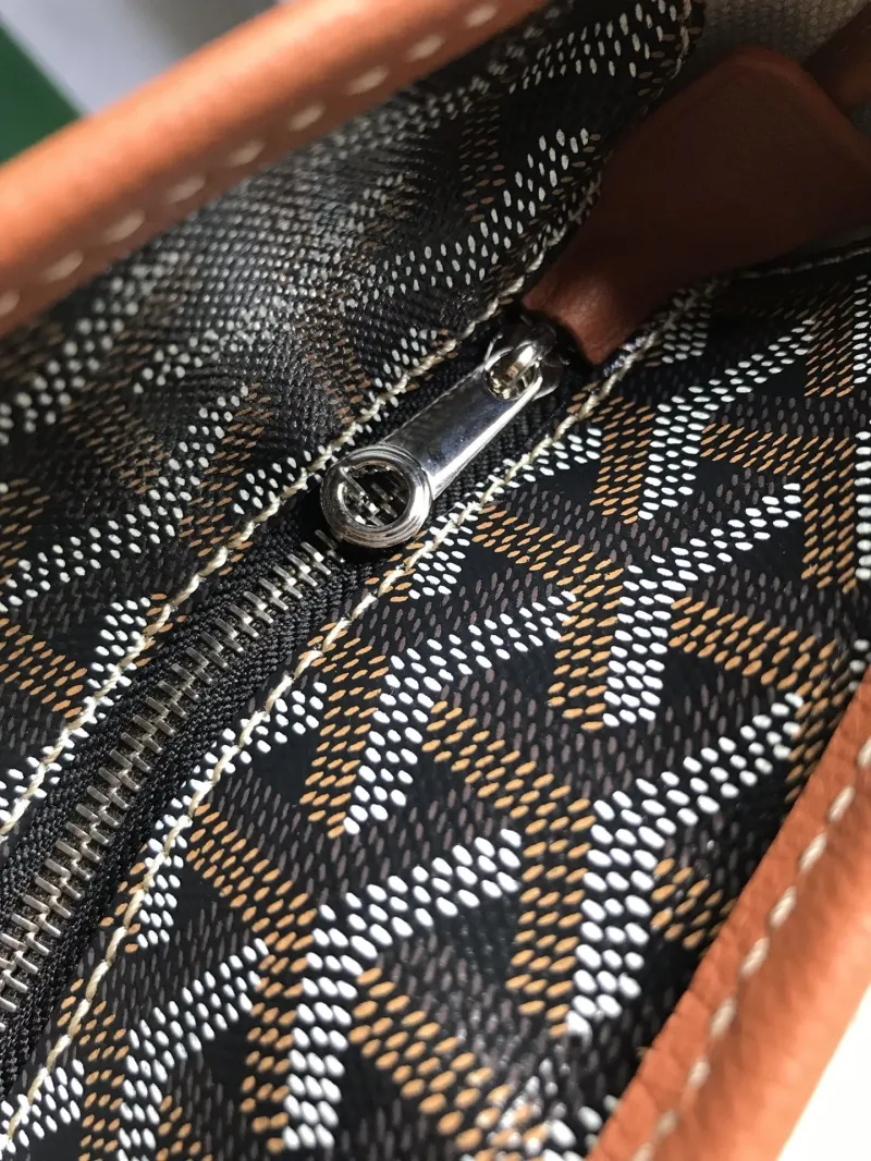 Goyard Black Tan Tote Bag 262 - Image 6