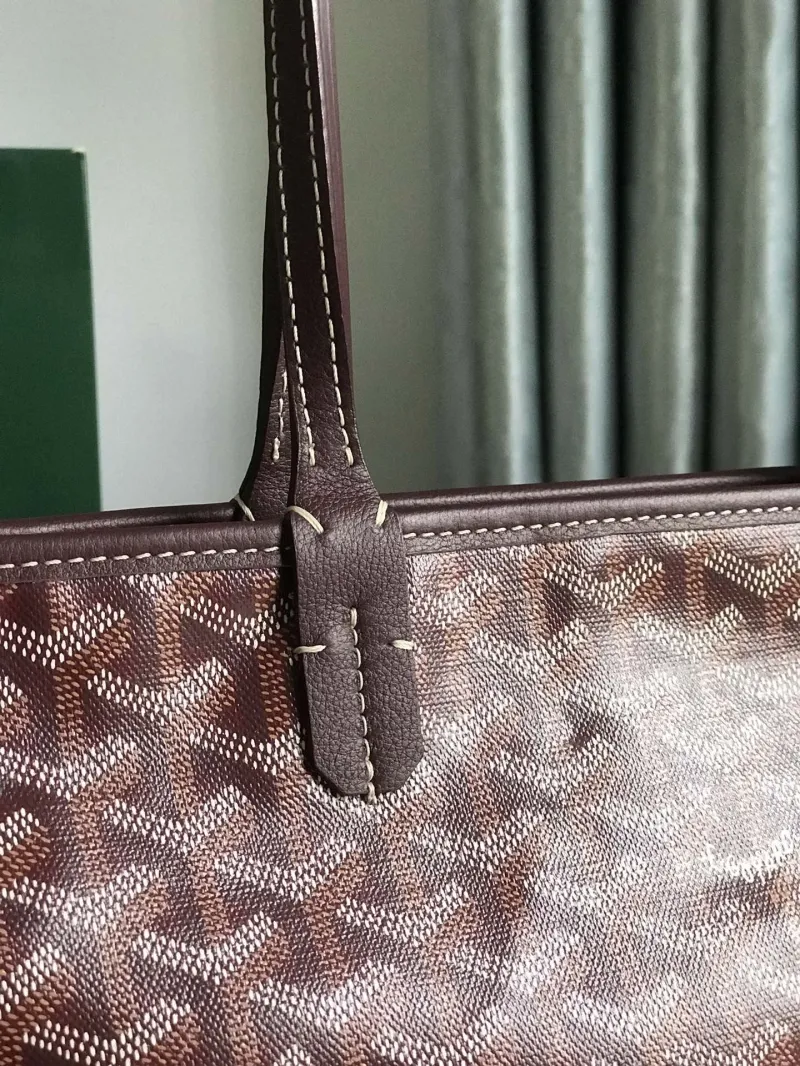 Goyard Brown Tote Bag 264 - Image 4