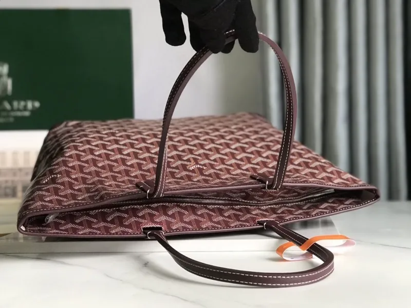 Goyard Brown Tote Bag 264 - Image 6