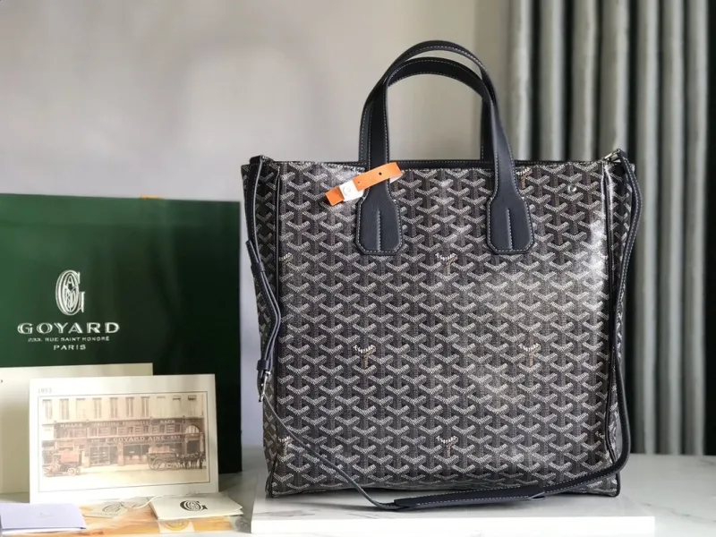 Goyard 265 Gray Tote Bag