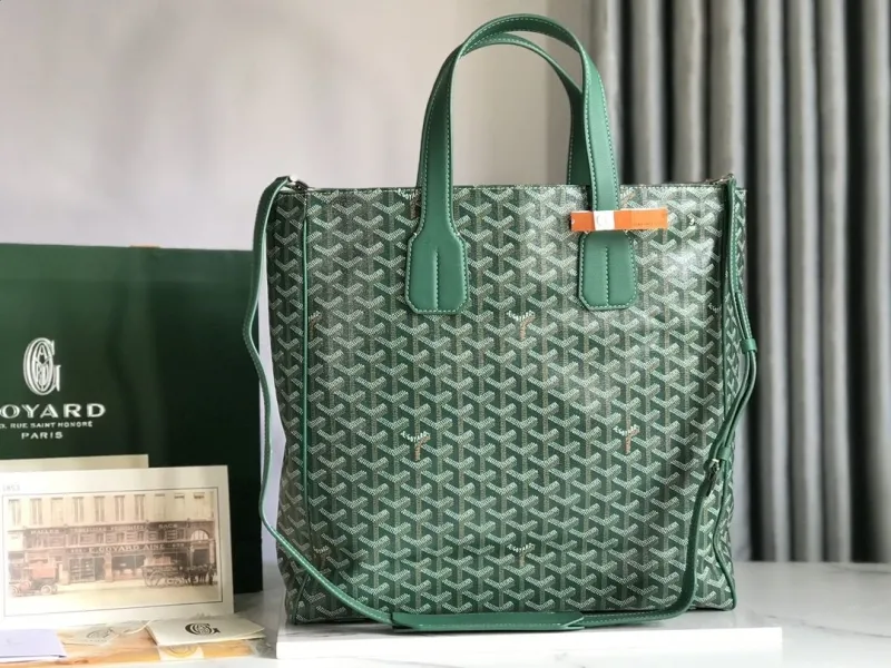 Goyard Green Shopping Tote Bag 268