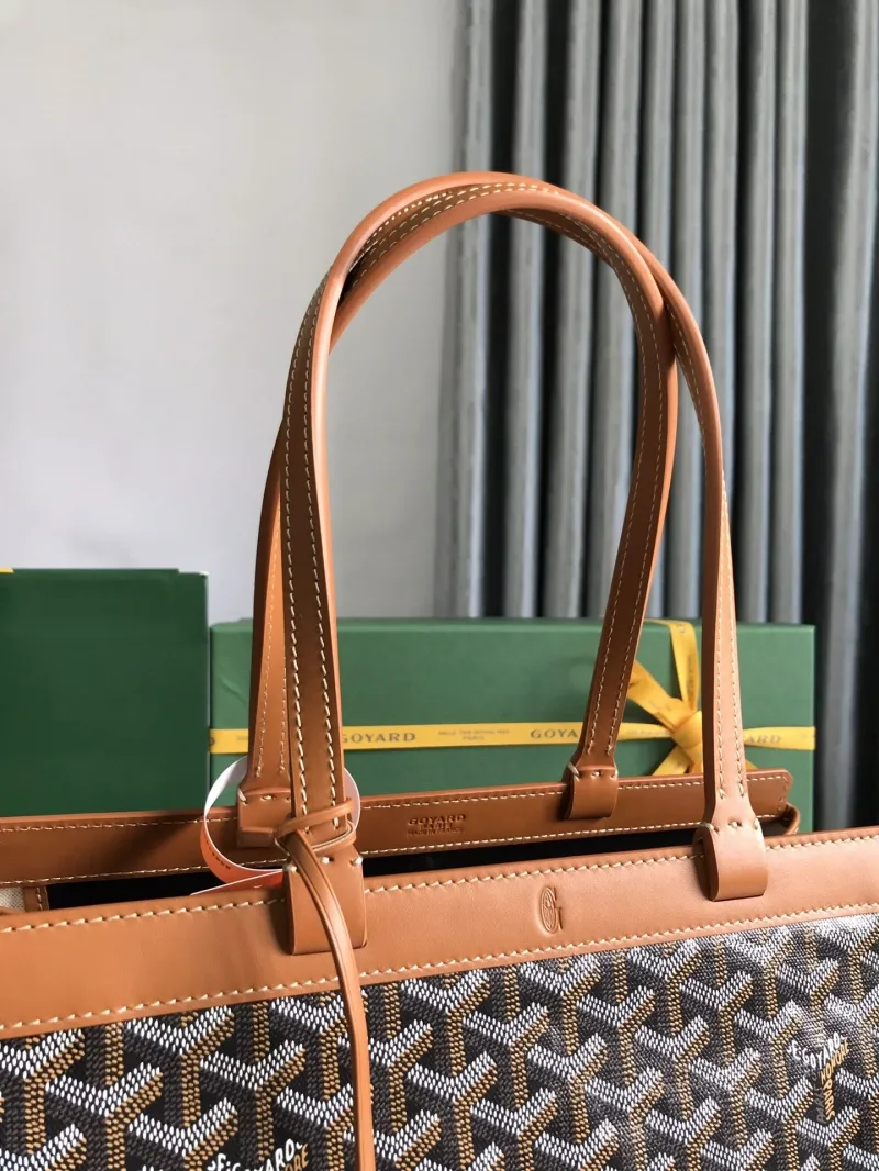 Goyard 271 Brown Black Tote Bag - Image 5
