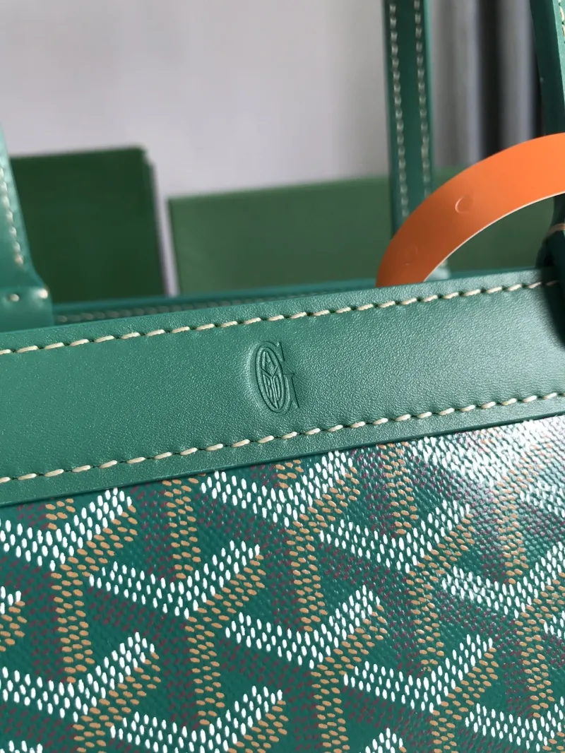 Goyard Green Tote Bag 273 - Image 4