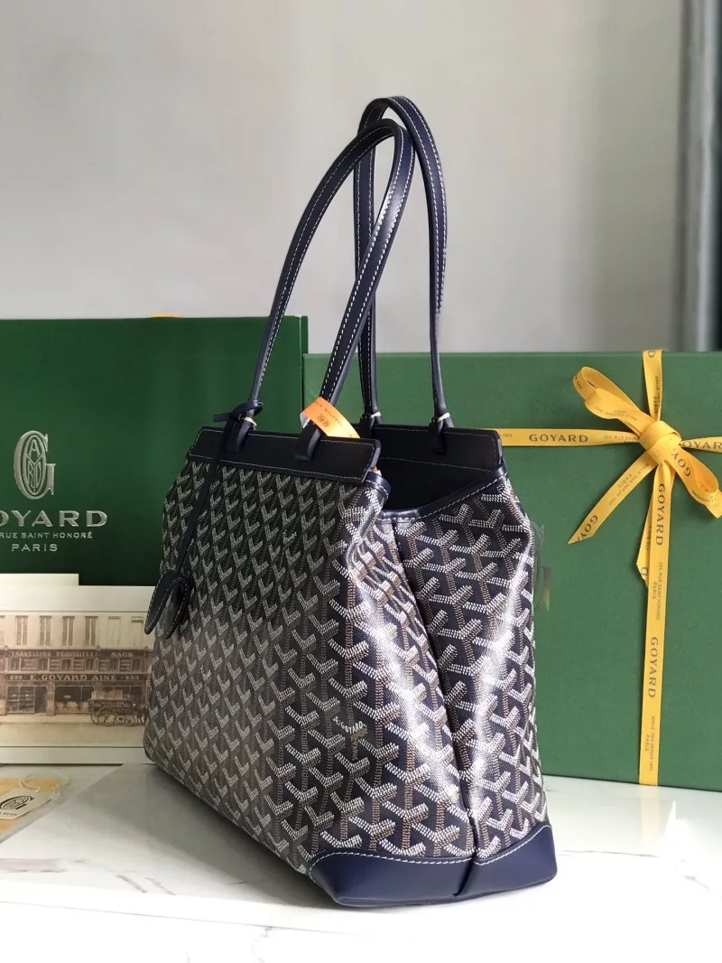 Alternative view of Goyard Navy Tote Bag 274