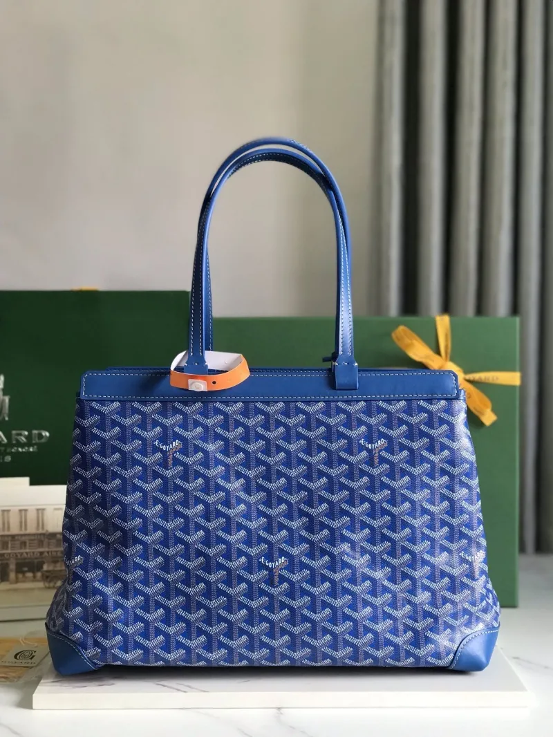Goyard Blue Luxury Tote Bag 275 Shopping Bag - Image 3