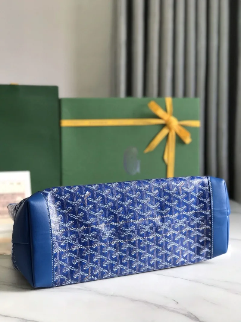 Goyard Blue Luxury Tote Bag 275 Shopping Bag - Image 4