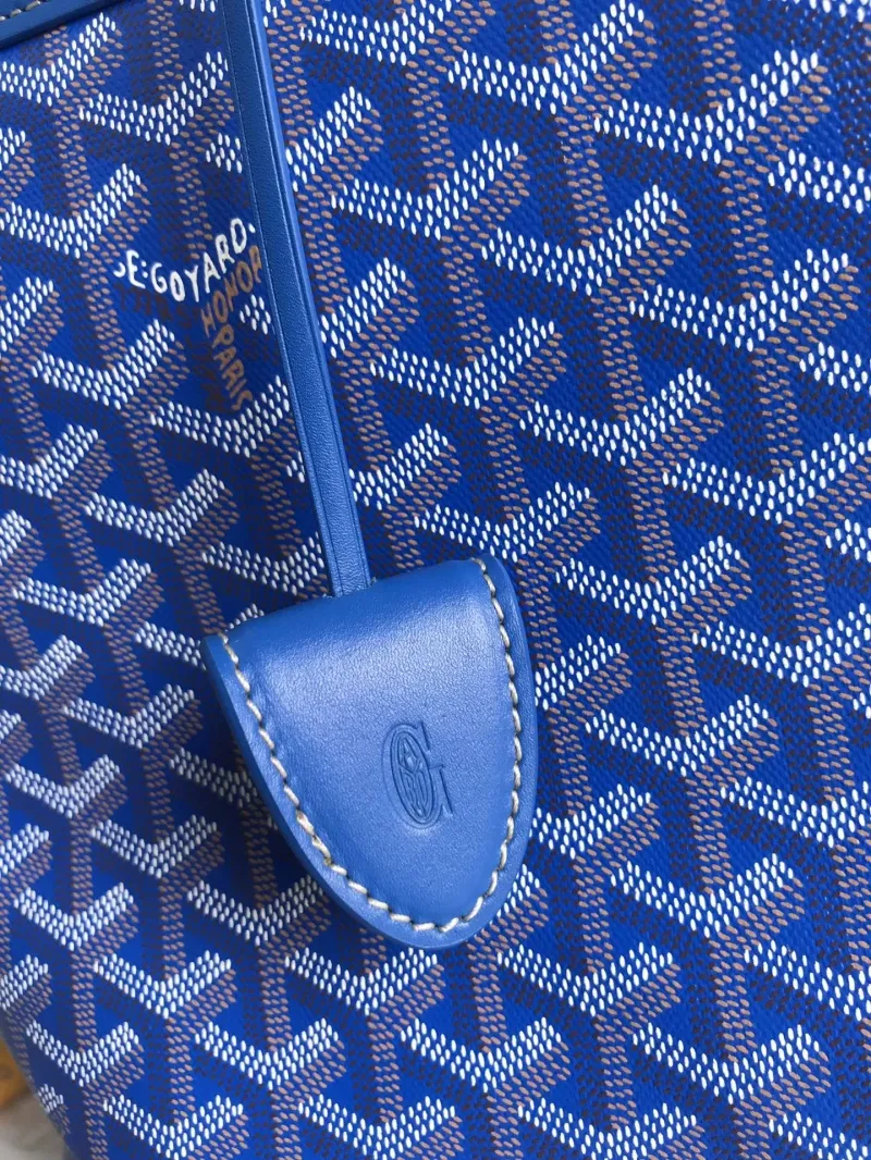 Goyard Blue Luxury Tote Bag 275 Shopping Bag - Image 5