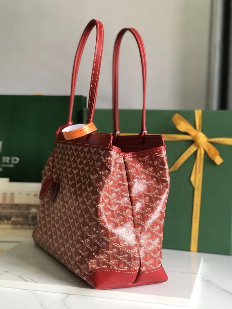 Alternative view of Goyard Red Tote Bag 276