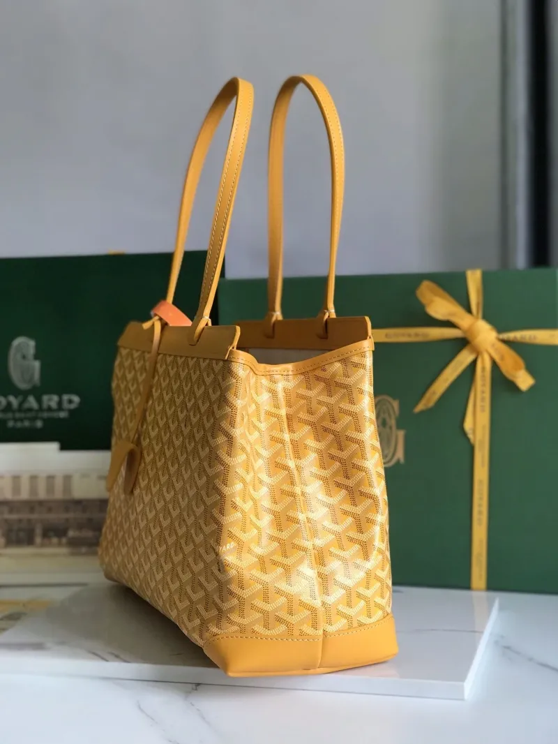 Alternative view of Goyard Yellow Tote Bag 278