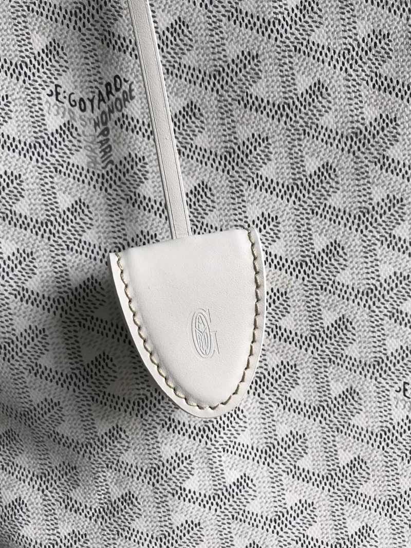 Goyard White Tote Bag 279 - Image 5