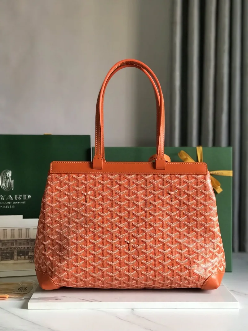 Goyard Orange Tote Shopping Bag - Image 3