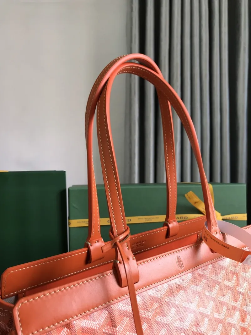 Goyard Orange Tote Shopping Bag - Image 4