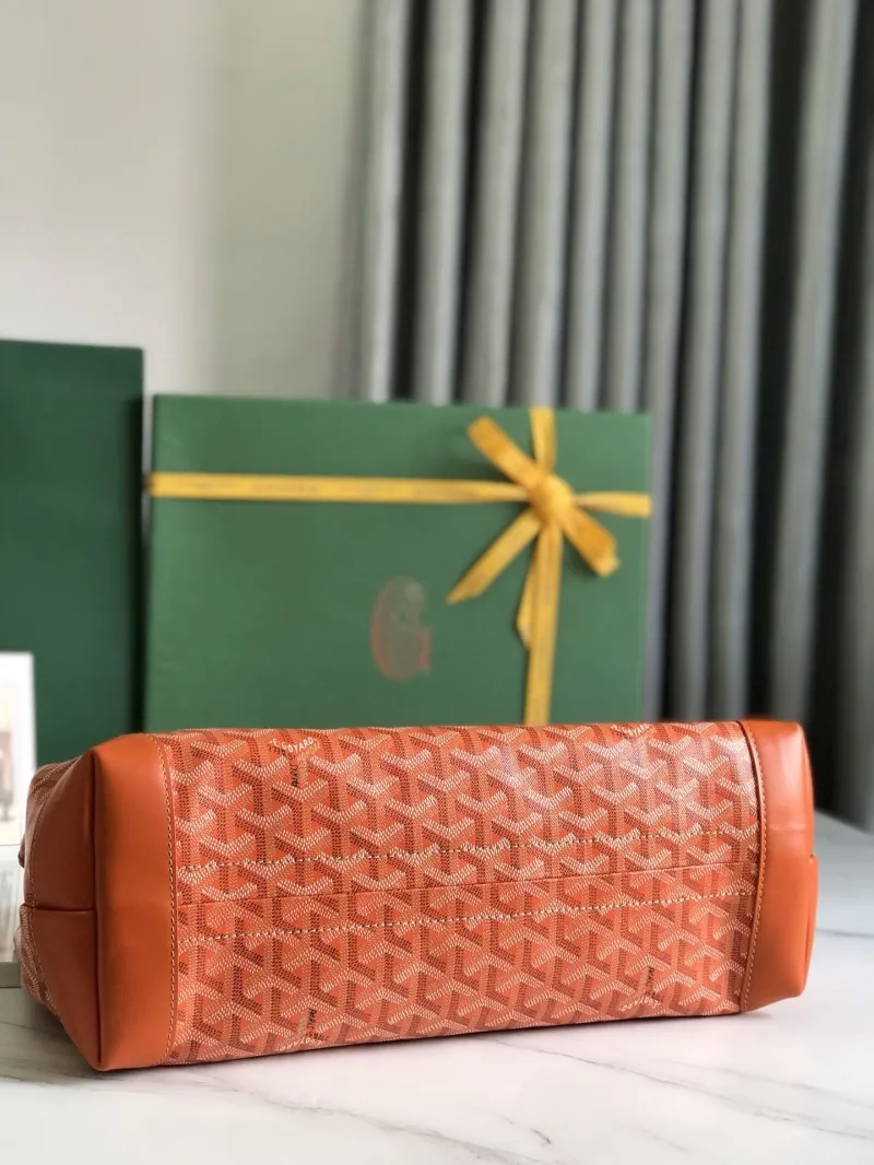 Goyard Orange Tote Shopping Bag - Image 5