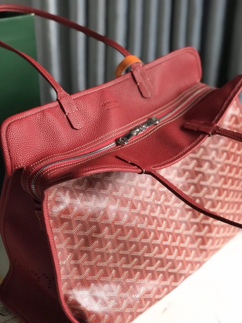 Goyard Red Shopping Tote Bag 282 - Image 4