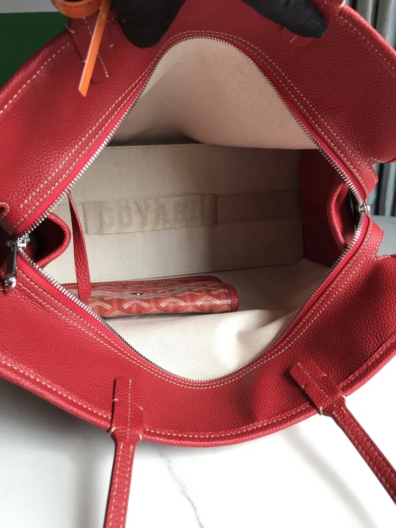 Goyard Red Shopping Tote Bag 282 - Image 8