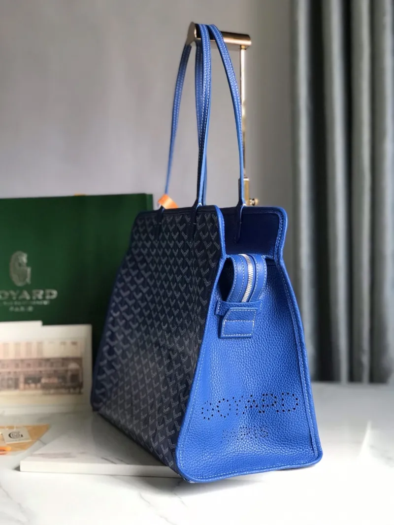 Alternative view of Goyard Blue Shopping Tote Bag 285