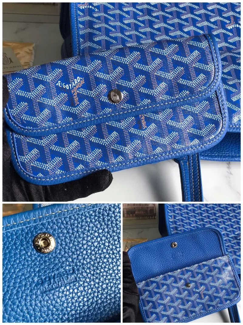 Goyard Blue Shopping Tote Bag 285 - Image 9