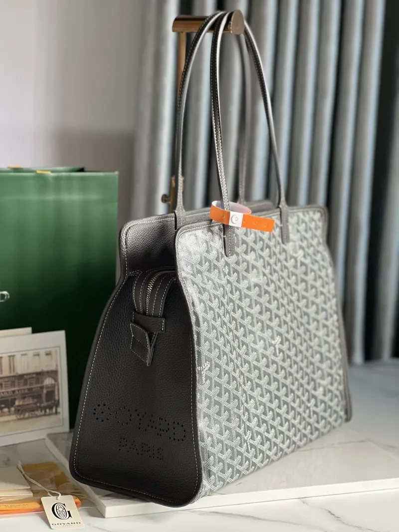 Alternative view of Goyard Gray Shopping Tote Bag 286