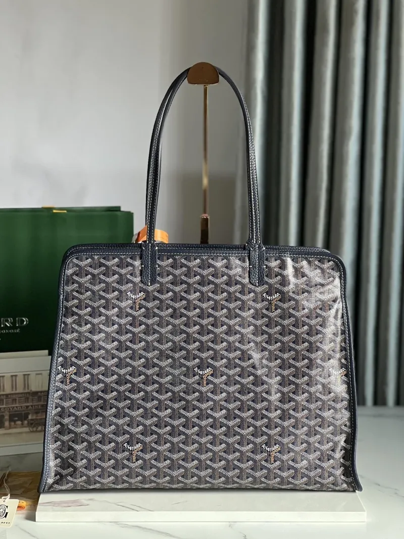 Goyard Navy Shopping Tote Bag 287