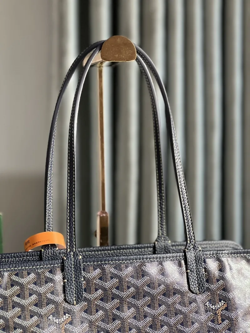 Goyard Navy Shopping Tote Bag 287 - Image 4