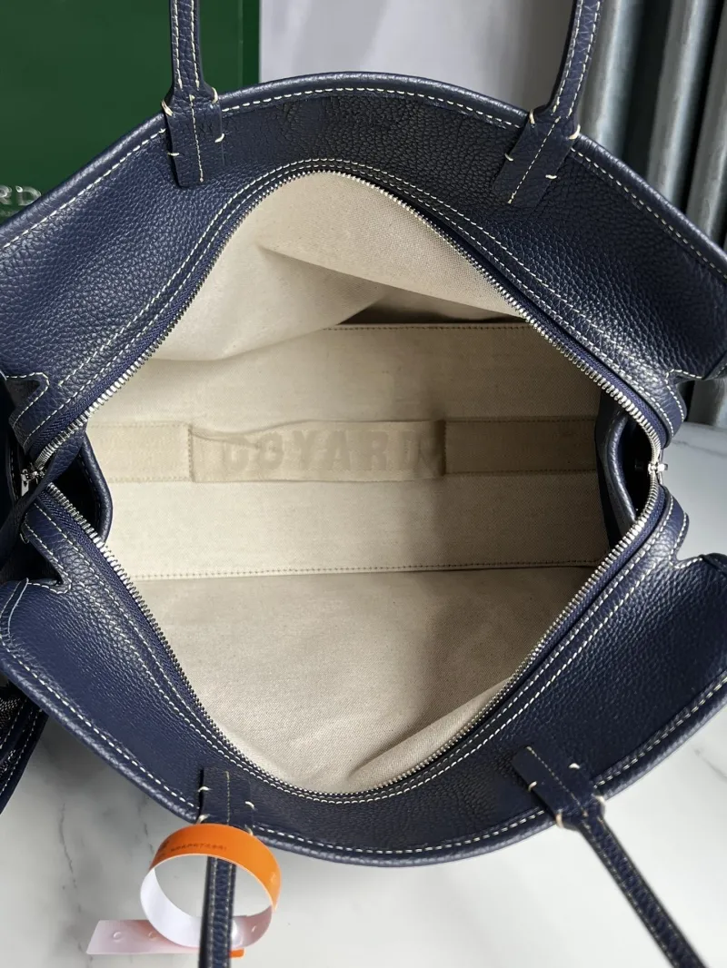 Goyard Navy Shopping Tote Bag 287 - Image 8