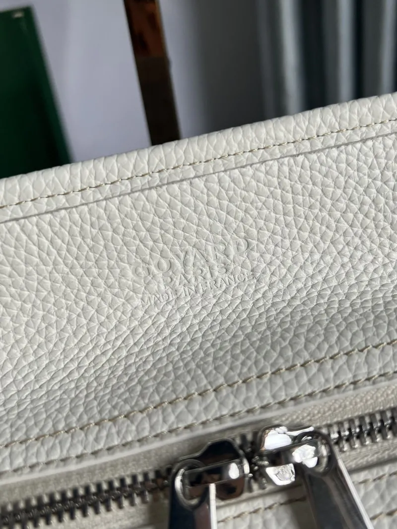Goyard White Tote Bag 288 - Image 5