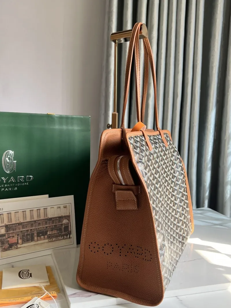 Goyard Brown Monogram Shopping Tote Bag 290 - Image 3