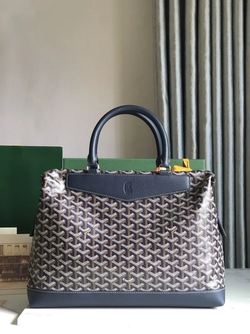 Goyard Navy Shopping Bag 294