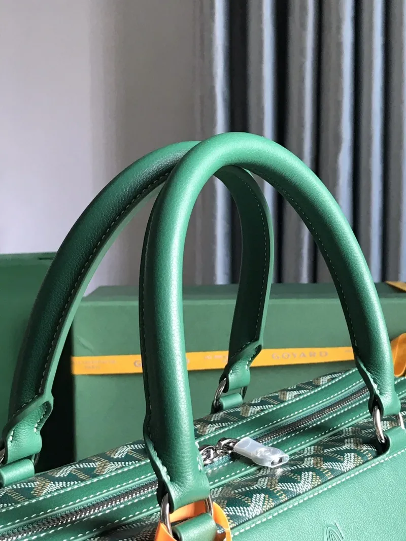 Goyard Green Top Handle Shopping Bag - Image 3
