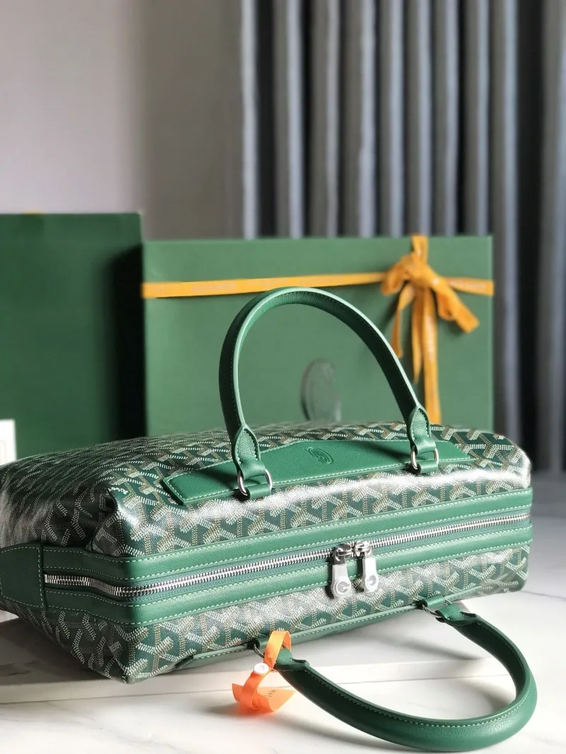Goyard Green Top Handle Shopping Bag - Image 4