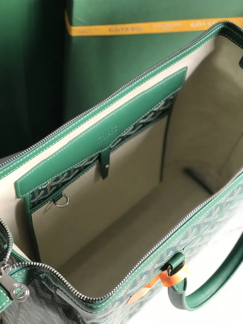 Goyard Green Top Handle Shopping Bag - Image 7