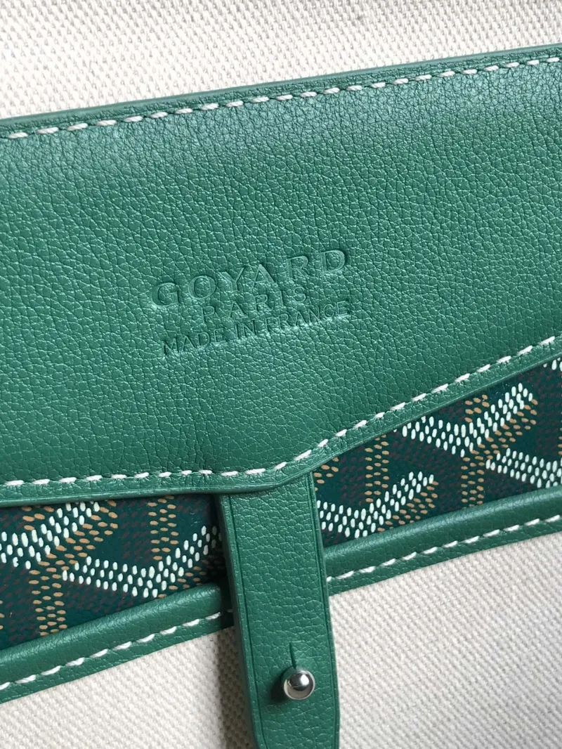Goyard Green Top Handle Shopping Bag - Image 8