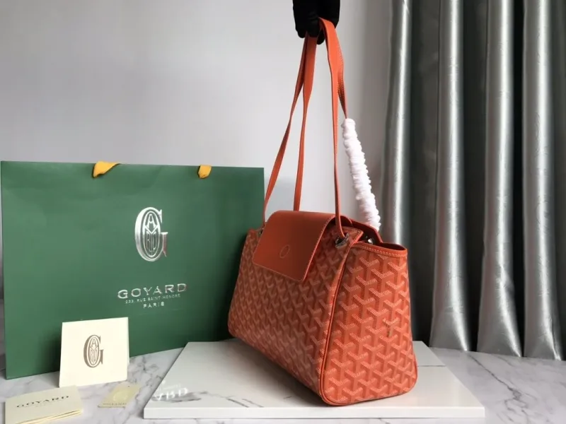 Alternative view of Goyard Orange Shoulder Tote Bag