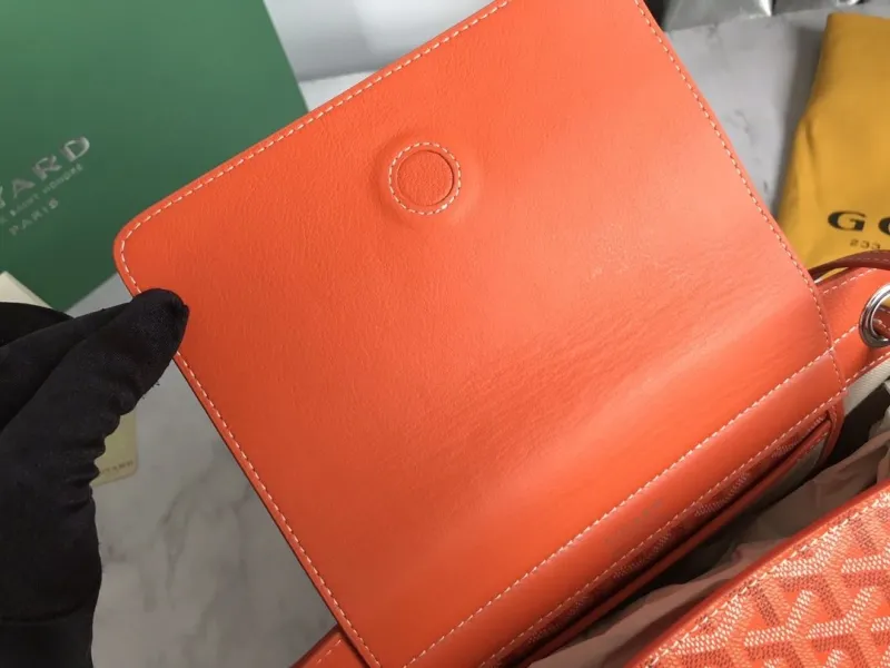 Goyard Orange Shoulder Tote Bag - Image 6