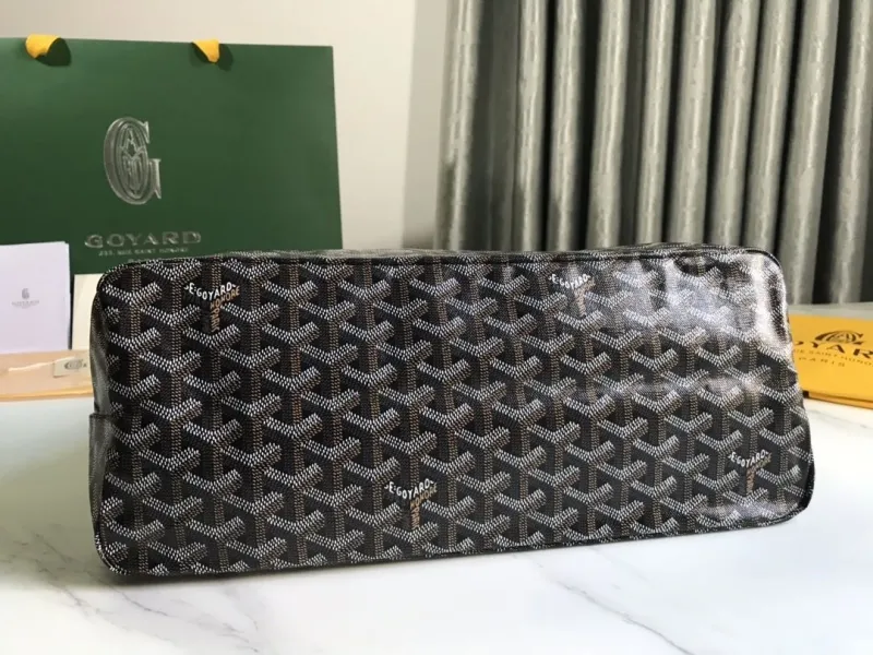 Goyard Black Hobo Shoulder Bag 301 - Image 4