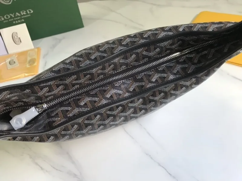 Goyard Black Hobo Shoulder Bag 301 - Image 5