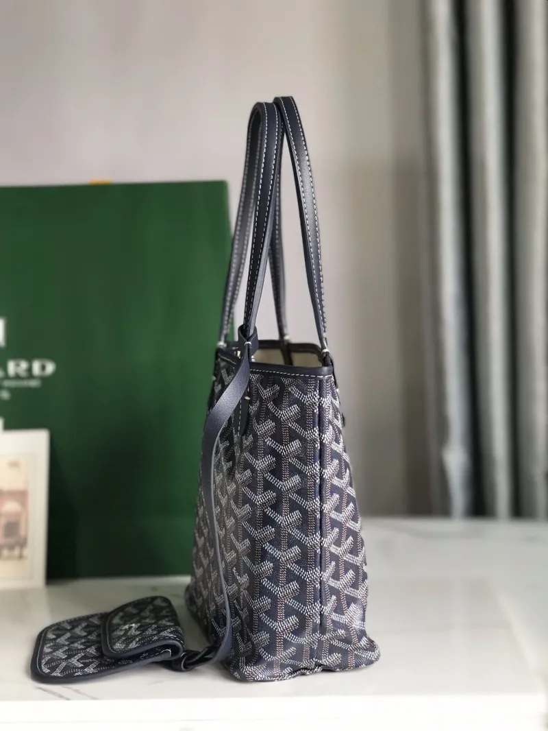 Alternative view of Goyard 302 Dark Navy Tote Bag