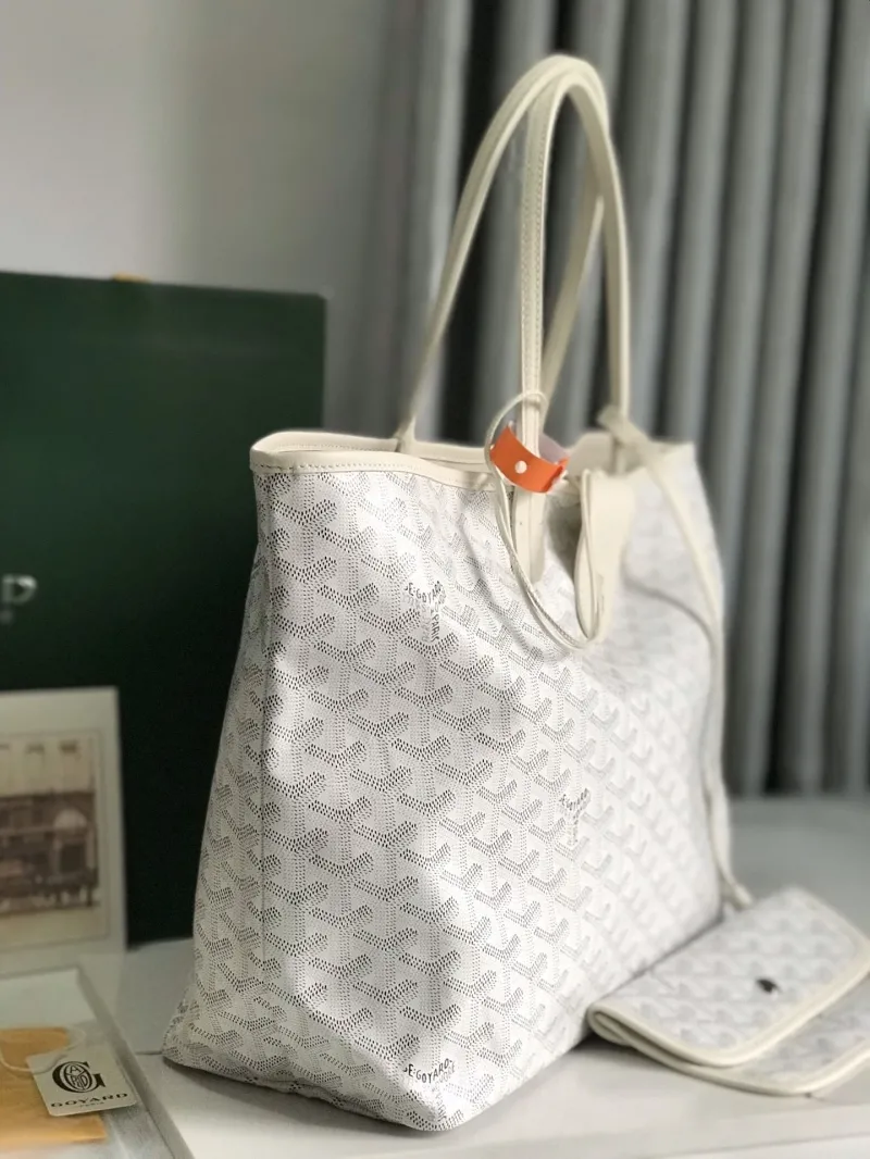Alternative view of Goyard White Tote Bag 312