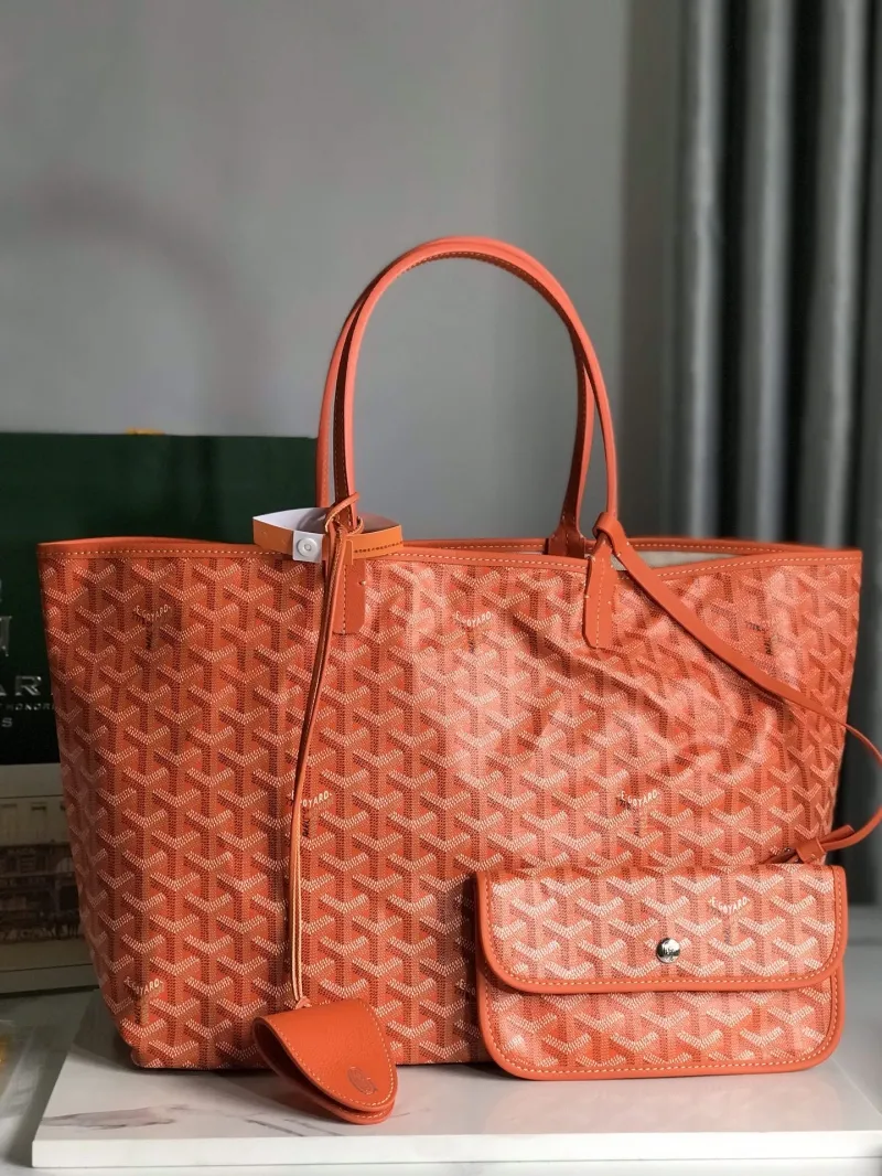 Goyard Orange Shopping Tote Bag 314